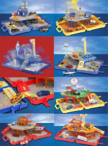 Переносной набор в чемодане Город (Yat Ming, Lucky Toys, 89000_md)